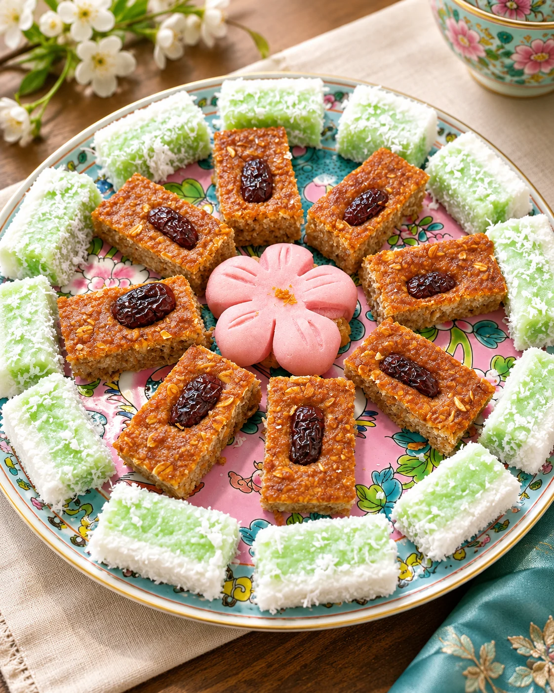 A Nyonya-Inspired Dessert Platter