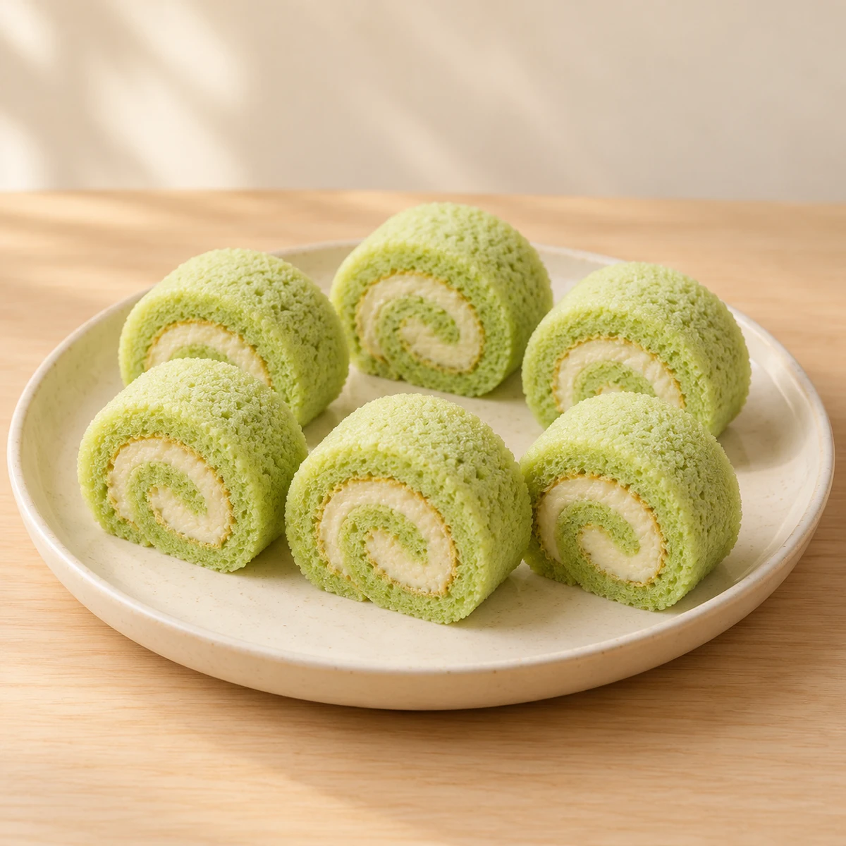 Mini Pandan Rolls