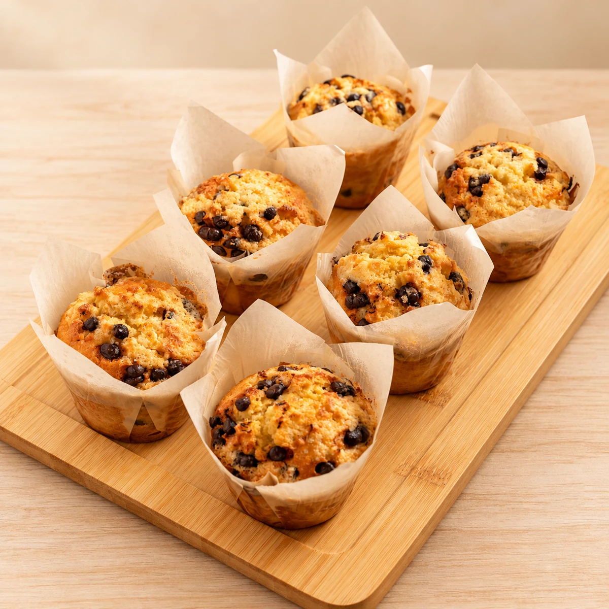 Yugo Dessert Chocolate Chip Muffins